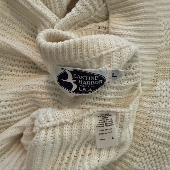 Like New Vintage Castine Harbor Lobsterman Fisherman Sweater - Picture 3 of 4
